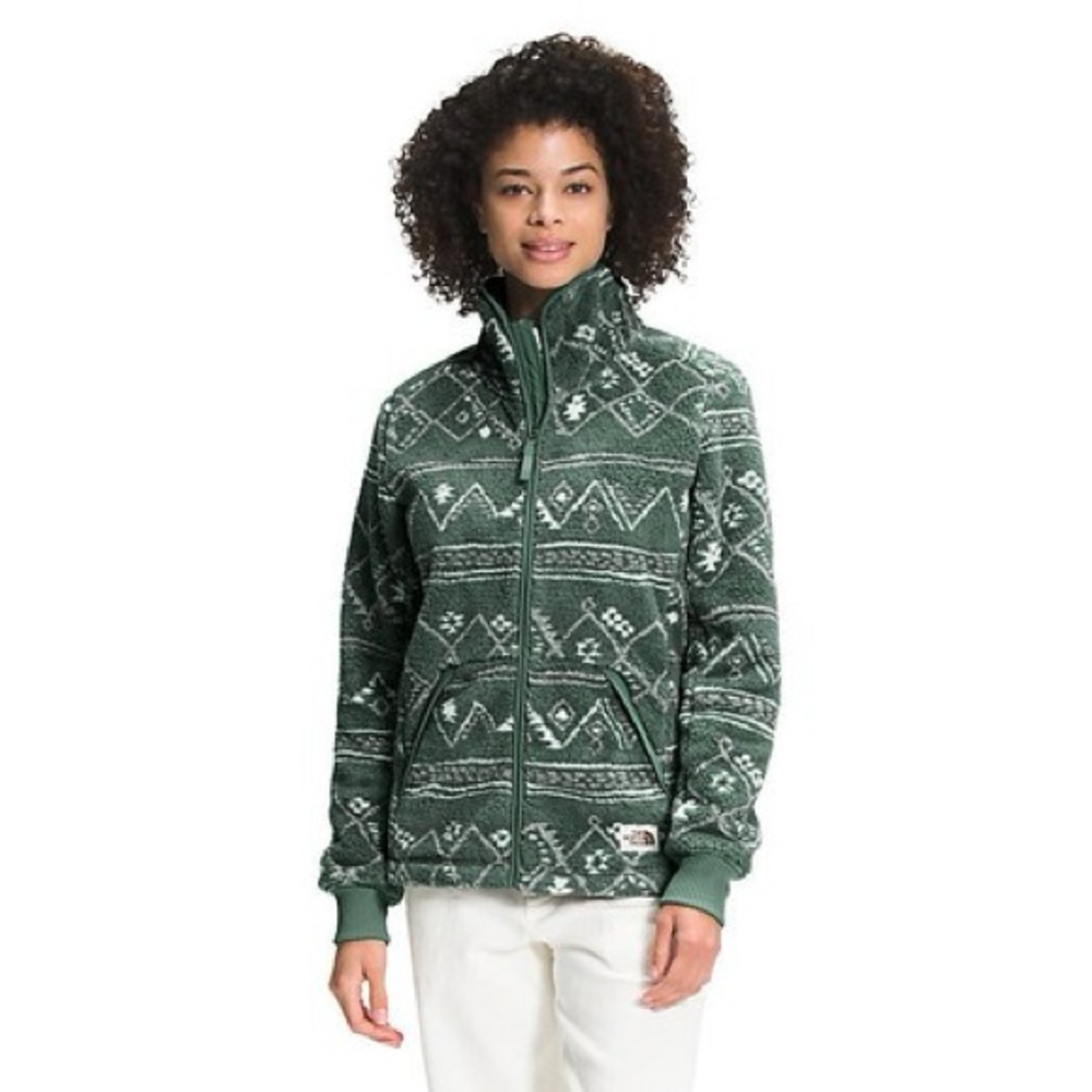 Women's The North Face Campshire Coat Top Fleece Full Zip Jacket Size M